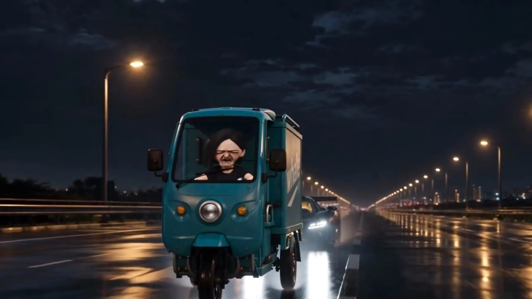 一条夜街，三种车